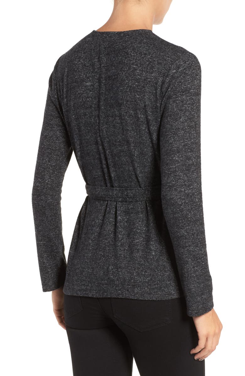 Trouvé Wrap Sweater, Alternate, color, 