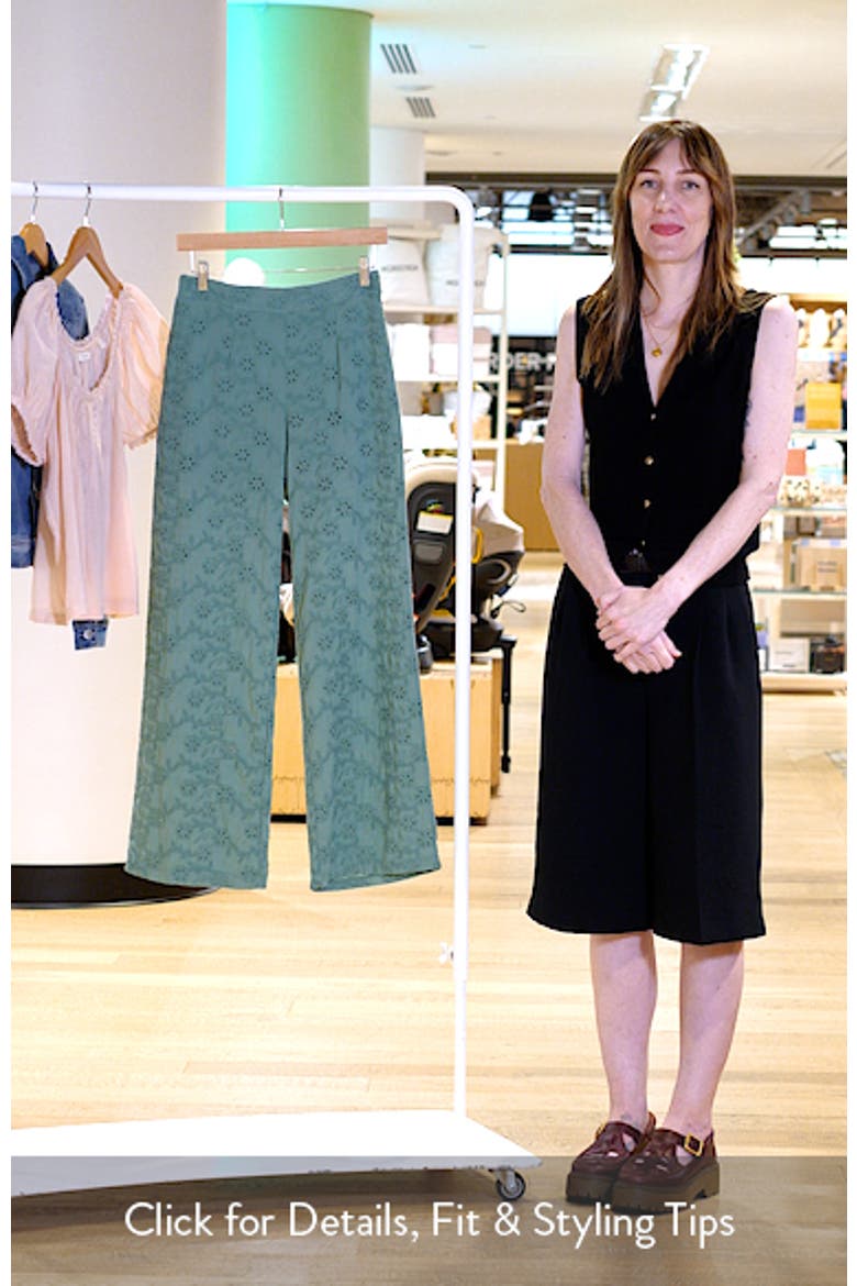 Colosseum Cotton Eyelet Pants video