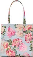 Ted Baker Small Seacon Floral Faux Leather Tote