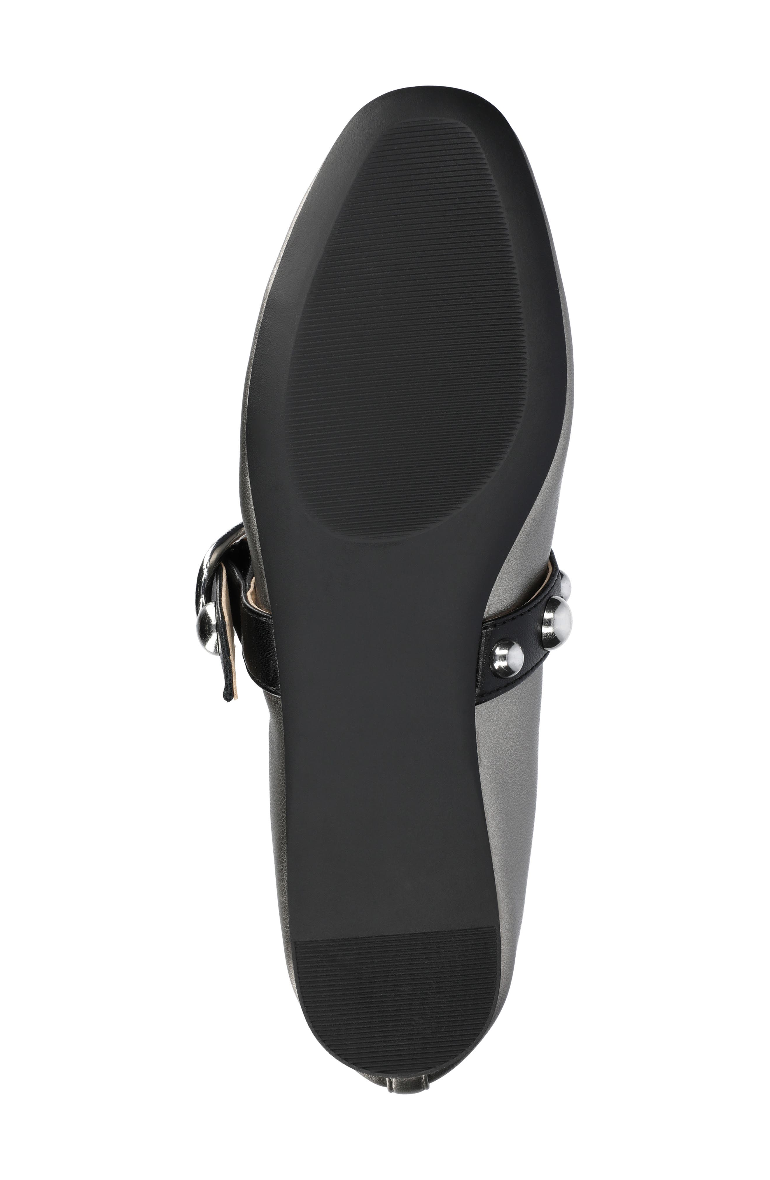Naveah Studded Ballet Flat, Alternate, color, PEWTER