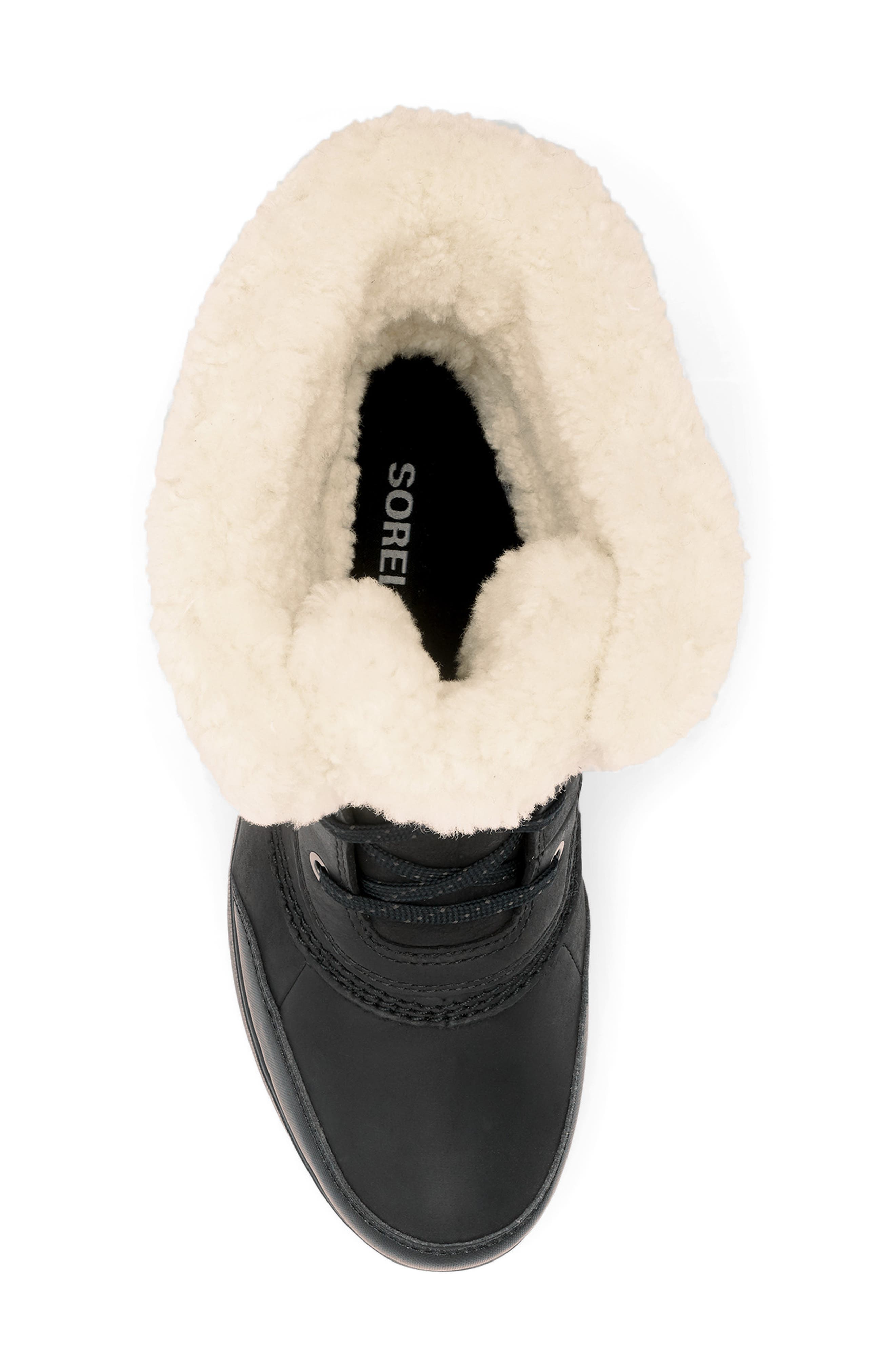 SOREL Tivoli<sup>™</sup> Parc Waterproof Genuine Shearling Collar Winter Boot, Alternate, color, 