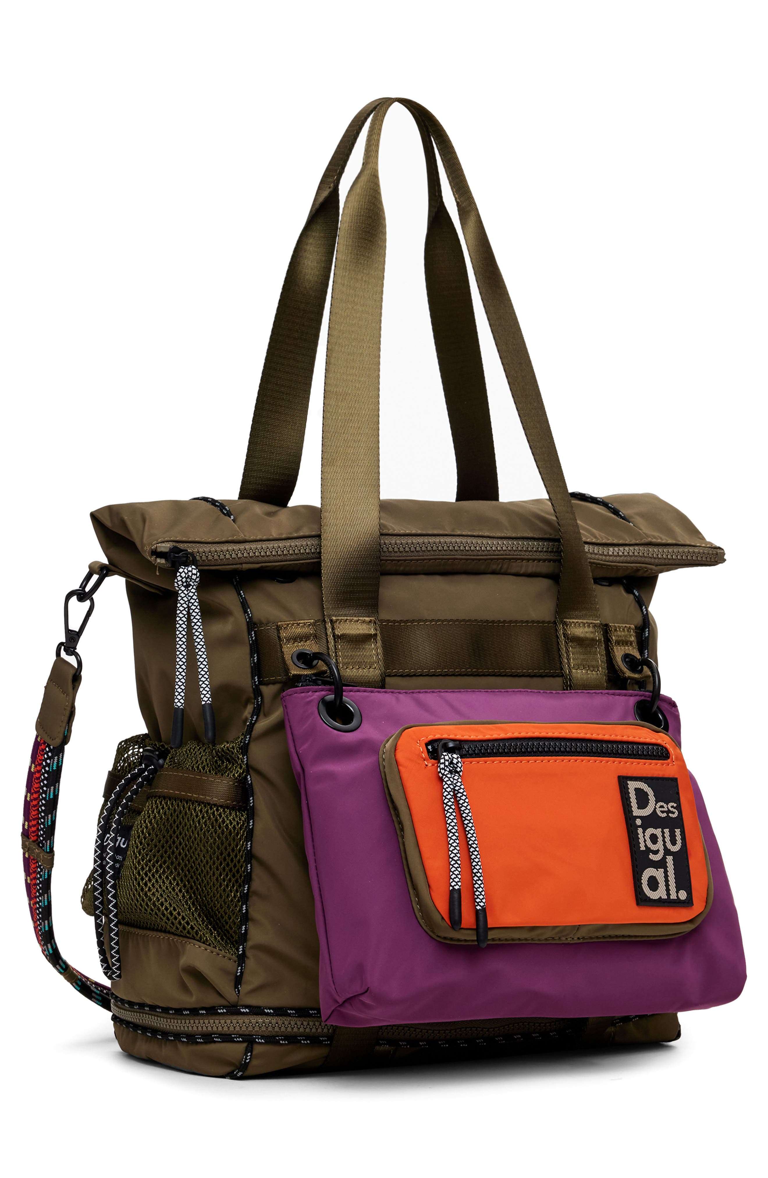 Desigual Big Backpack, Alternate, color, Khaki