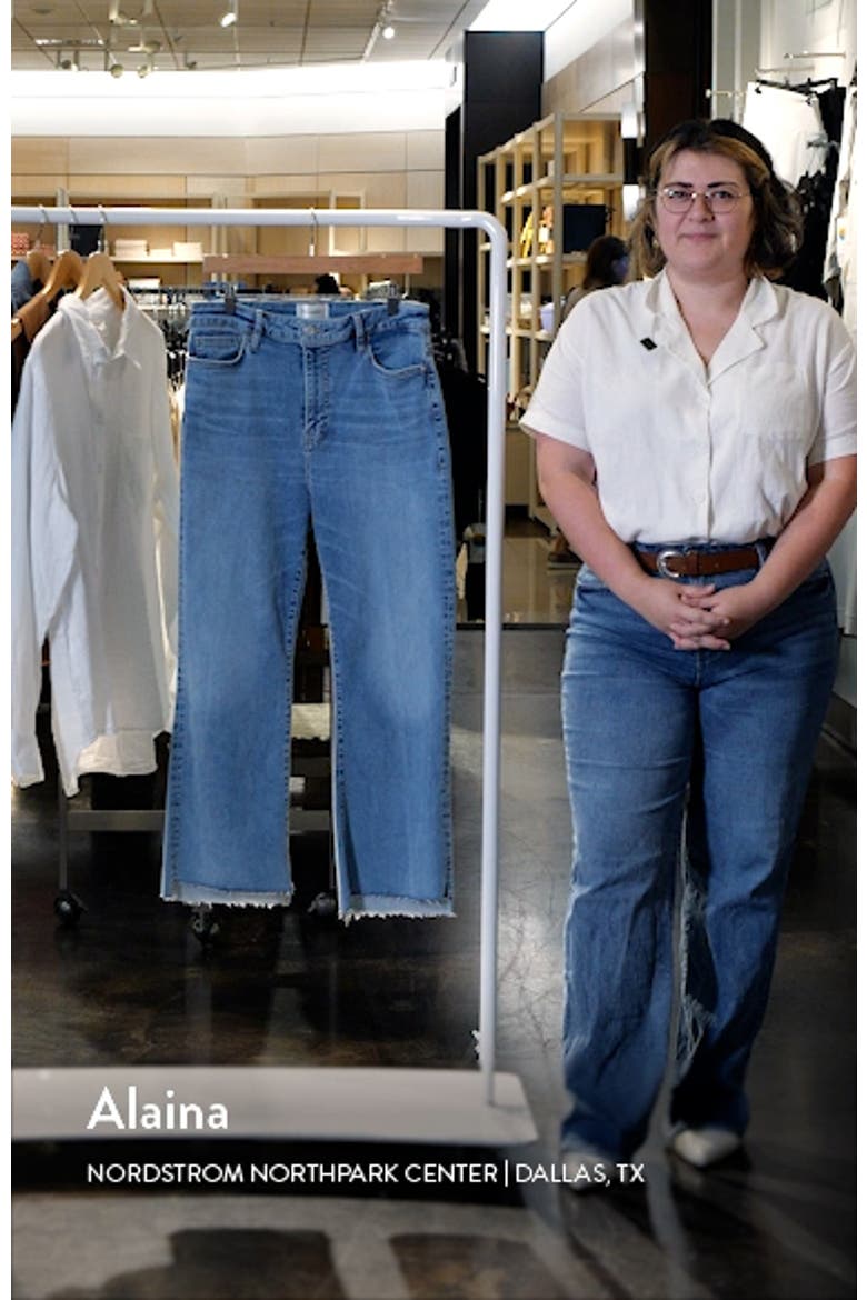 Le Crop Mini Bootcut Jeans video