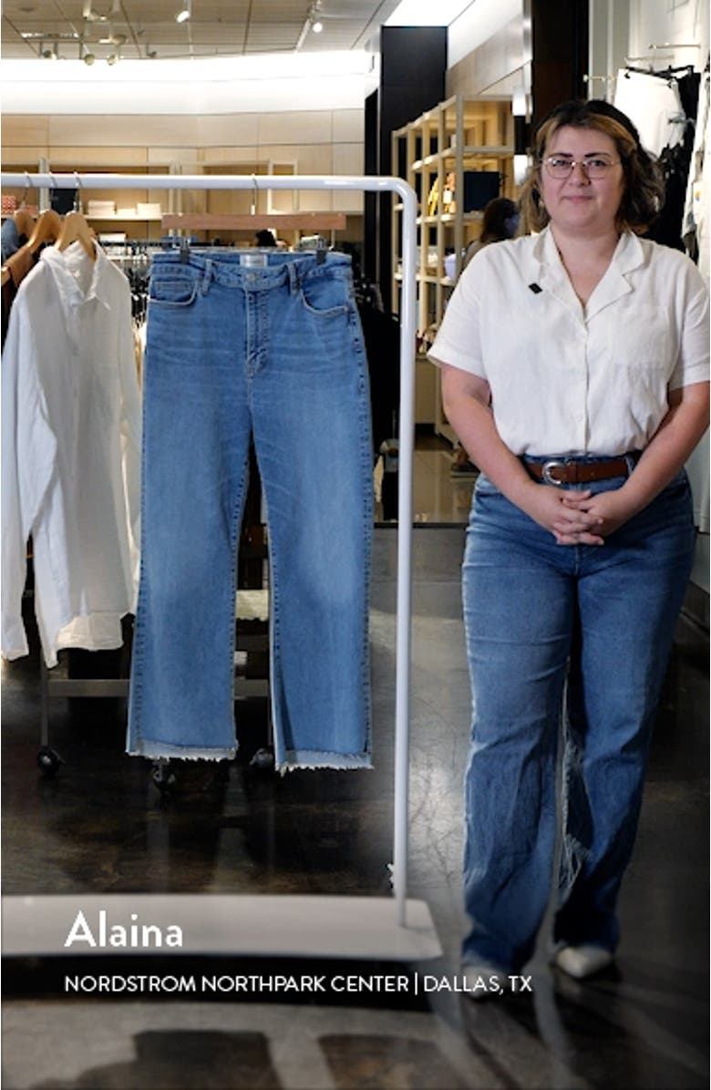 Le Crop Mini Bootcut Jeans, sales video thumbnail