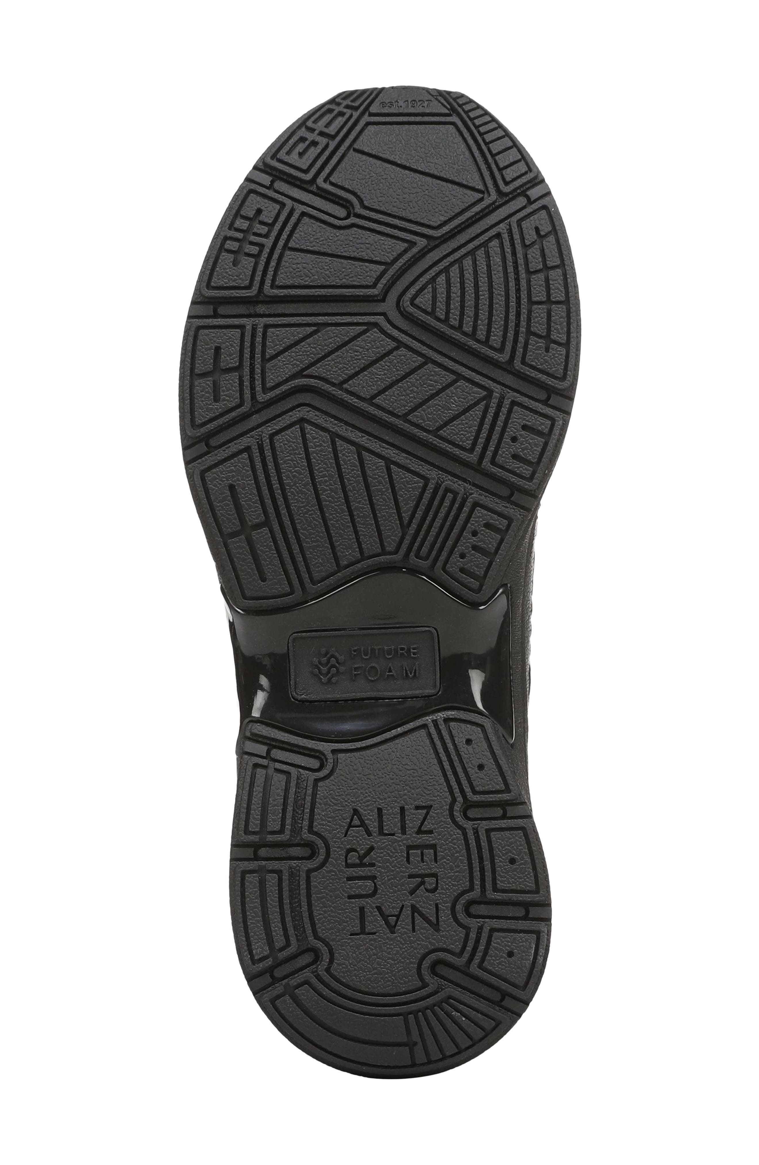 Naturalizer Zoie Sneaker, Alternate, color, Black / Black Bottom