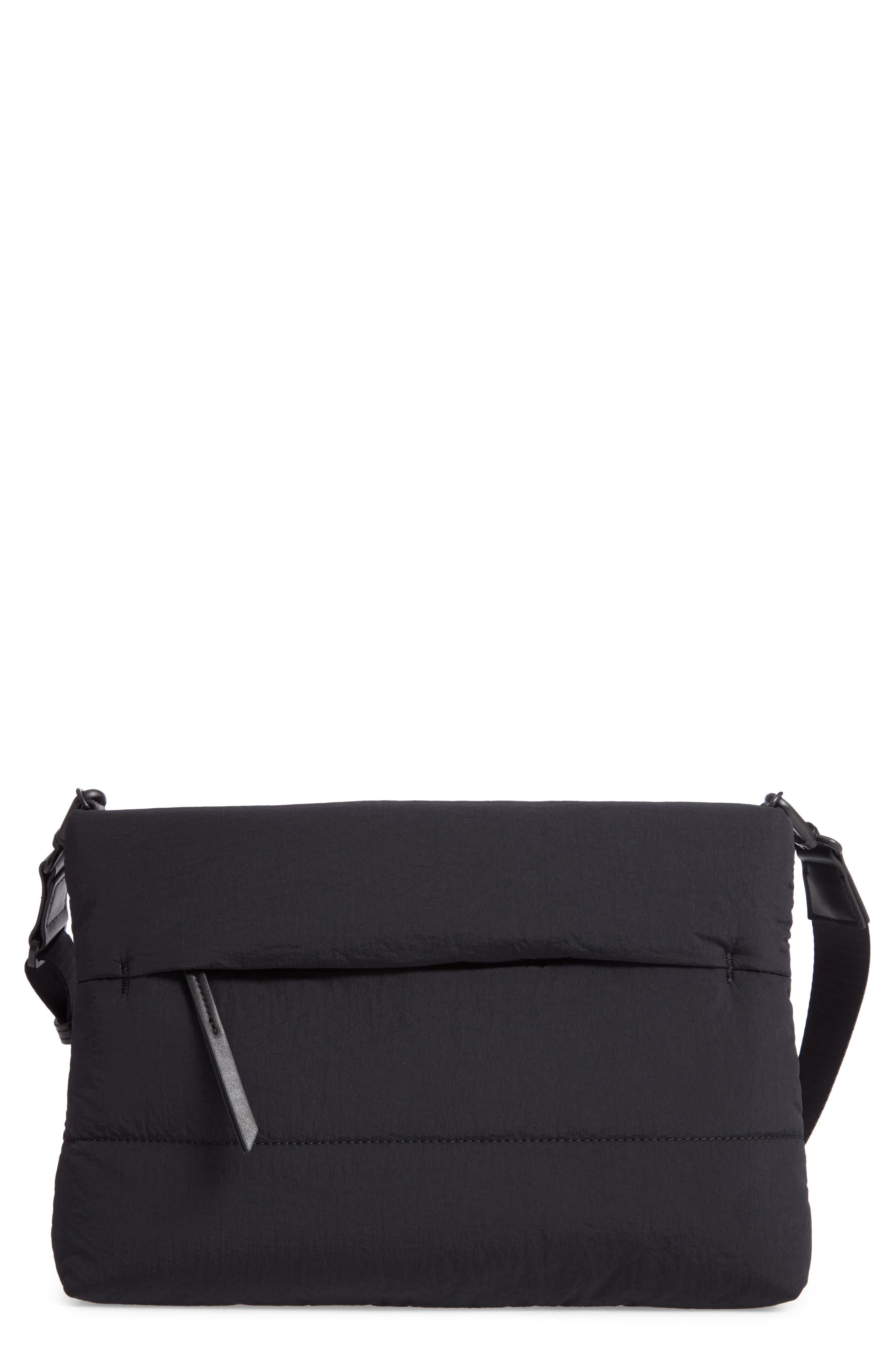 Keri Nylon Crossbody, Main, color, BLACK