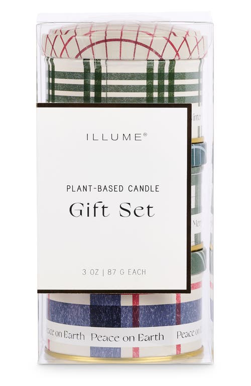 ILLUME® Balsam & Cedar Mini Tin 3-Piece Gift Set in Balsam Cedar Multi 3.1Oz 