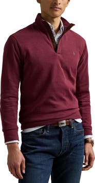 Polo Ralph Lauren Cotton Blend Quarter Zip Pullover