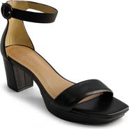 Bernardo Footwear Carla Square Toed Ankle Strap Sandal
