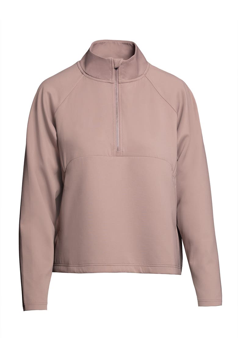 Performance 1/4 Zip Pullover, Alternate, color, Twilight Mauve