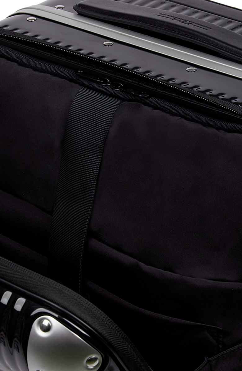 FPM - Fabbrica Pelletterie Milano - US Bank Light Spinner 53 Front Pocket Luggage, Alternate, color, Licorice Black