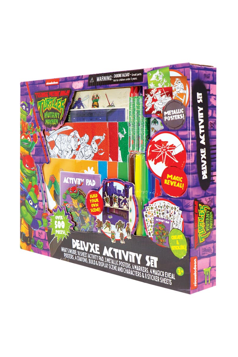 Tmnt Mutant Mayhem Deluxe Activity Set W/ Magic Reveal & Posters, Alternate, color, Multicolored