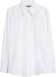 Dolce&Gabbana Martini Fit Cotton Poplin Button-Up Shirt