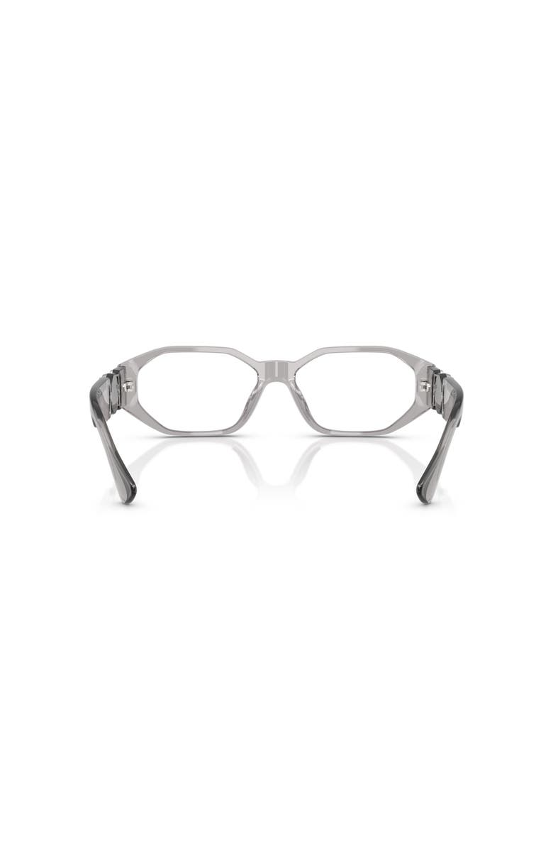 Versace 56mm Irregular optical glasses, Alternate, color, Grey