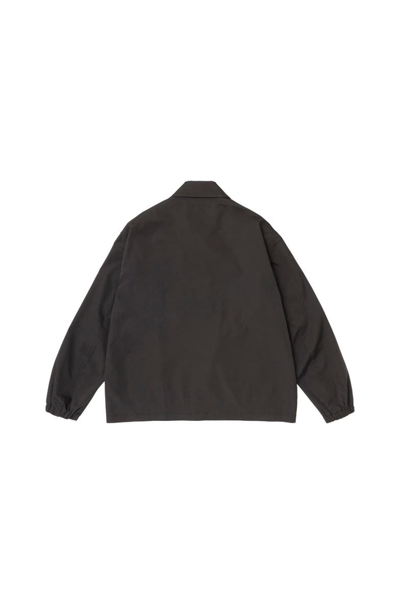 vowels Coach Jacket, Alternate, color, Black