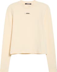Jacquemus Gros Grain Long Sleeve Top
