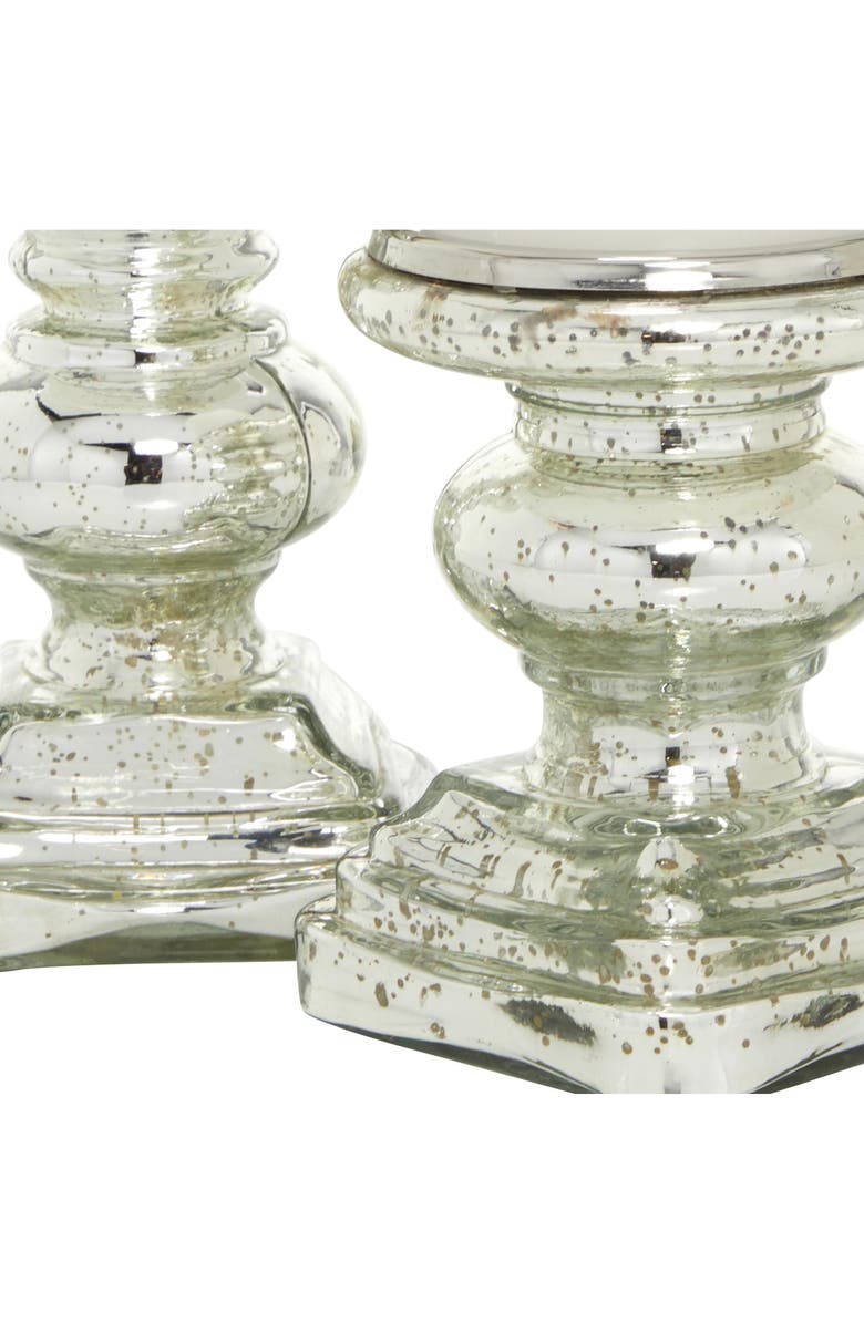 UMA Set of 2 Soda Lime Glass Candle Holder, Alternate, color, 