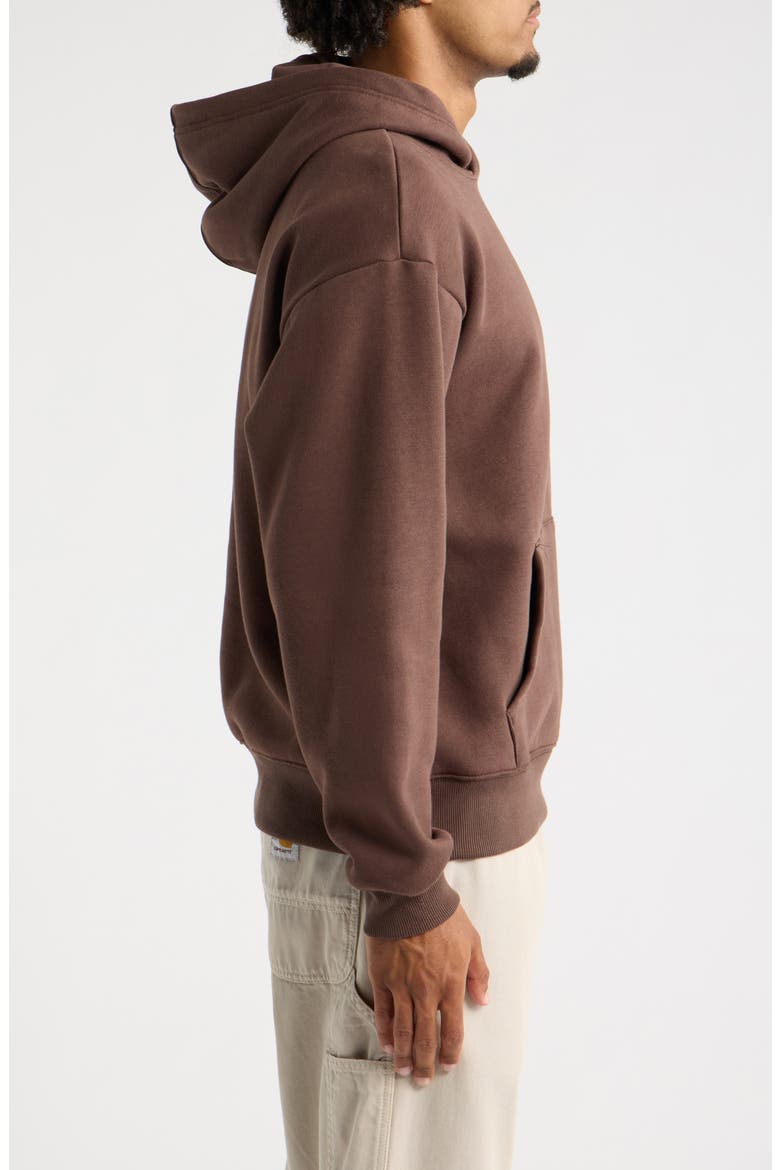 Fleece Hoodie, Alternate, color, BROWN BRACKEN