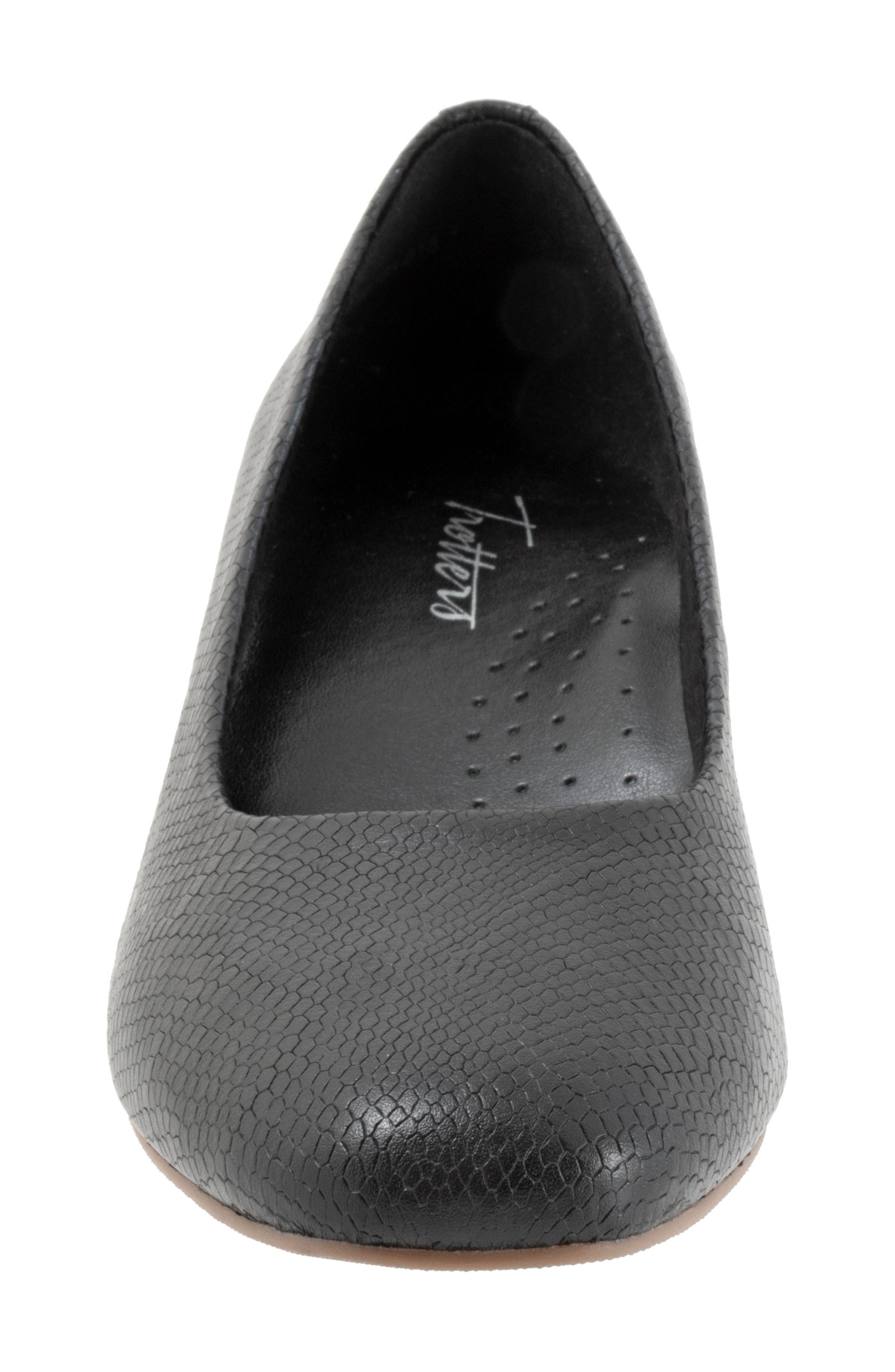 Daria Block Heel Pump, Alternate, color, BLACK SNAKE