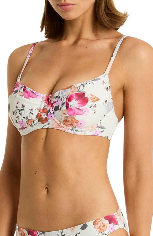 Sea Level Belle Underwire Bikini Top In Coconut