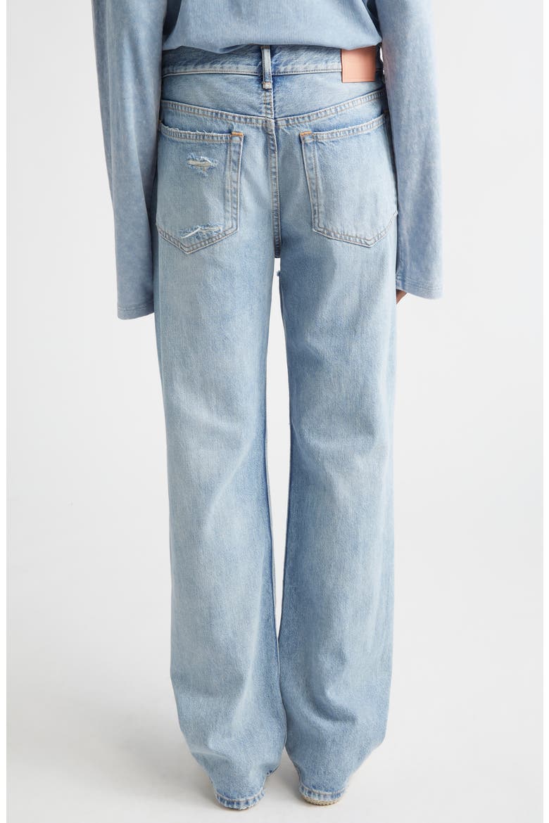 2010 Ripped Straight Leg Jeans, Alternate, color, LIGHT BLUE