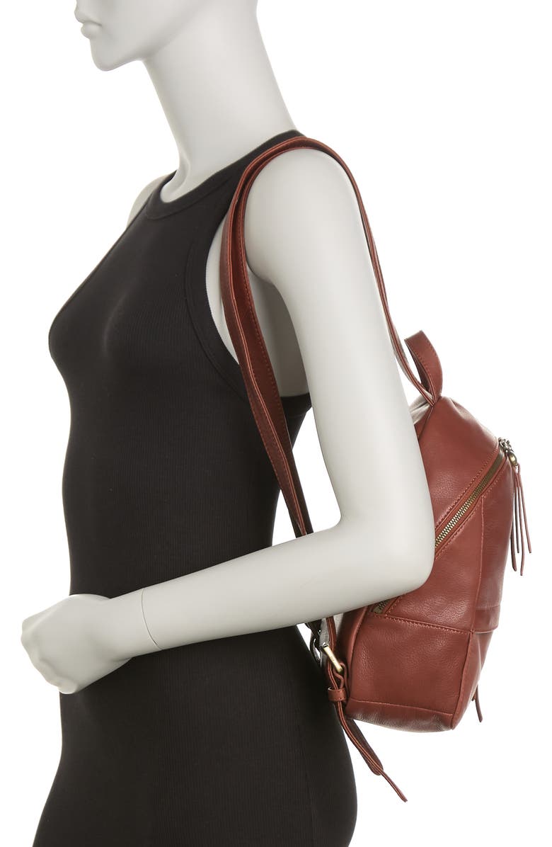 HOBO Cliff Mini Leather Backpack, Alternate, color,