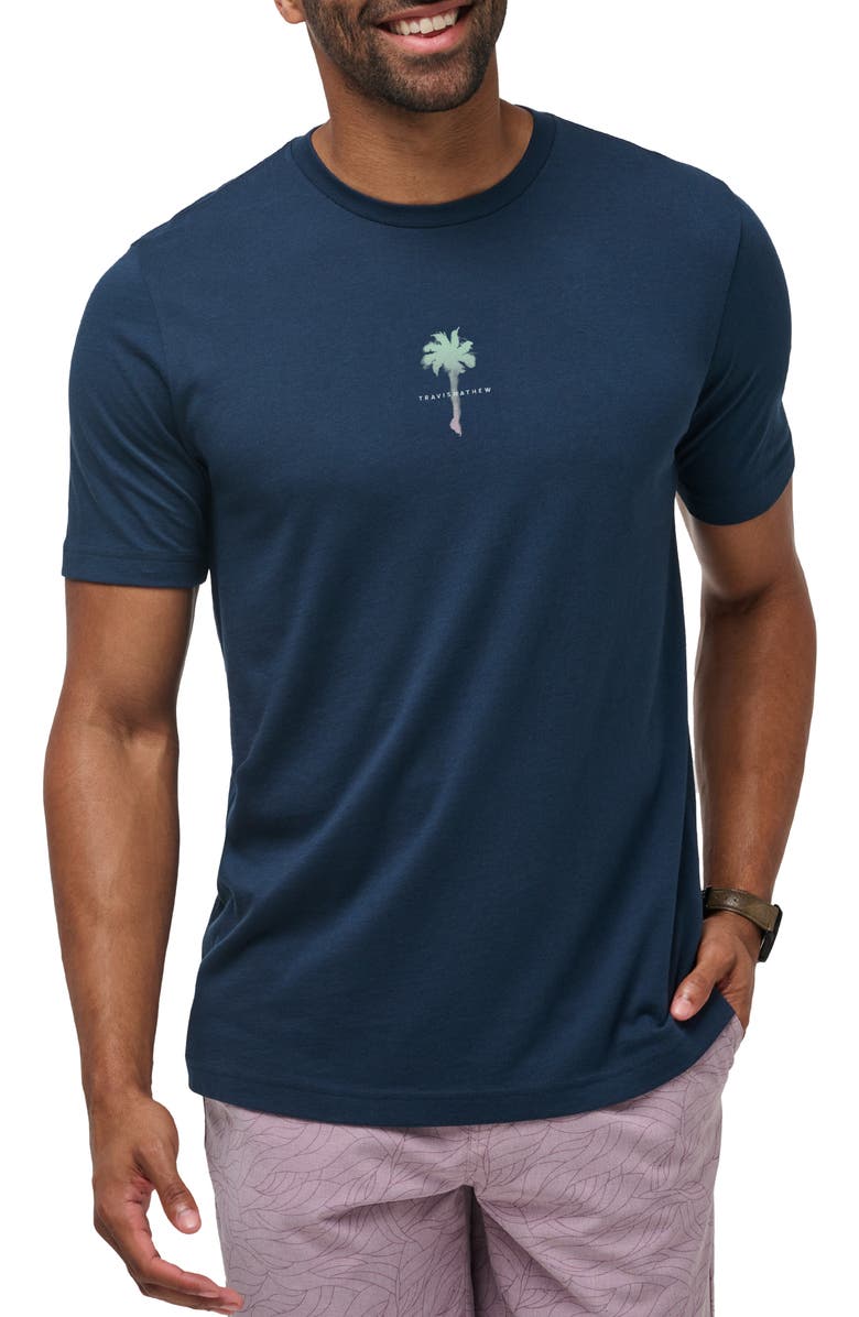 TravisMathew With the Dawn Graphic T-Shirt, Main, color, 