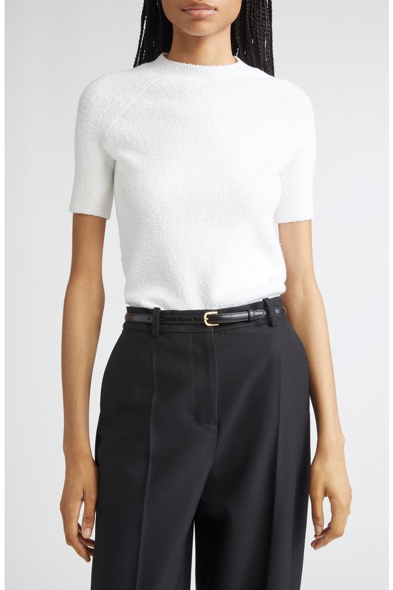 Raglan Sleeve Sweater, Main, color, WHITE