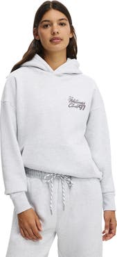 COTTON ON BODY Women's Active Plush Premium Graphic Hoodie