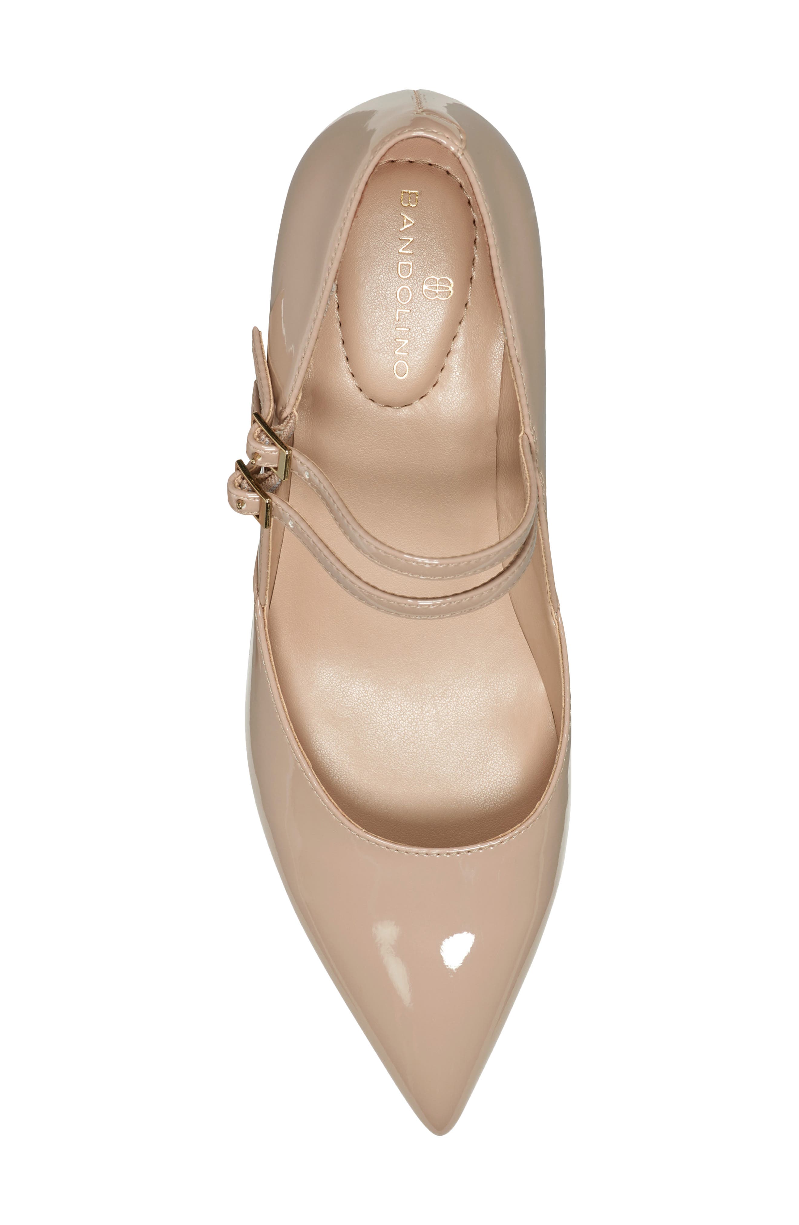 Bandolino Smith Pointed Toe Mary Jane Pump, Alternate, color, Nude