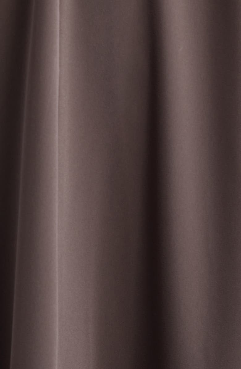 MM6 Maison Margiela Draped Midi Dress, Alternate, color, Brown