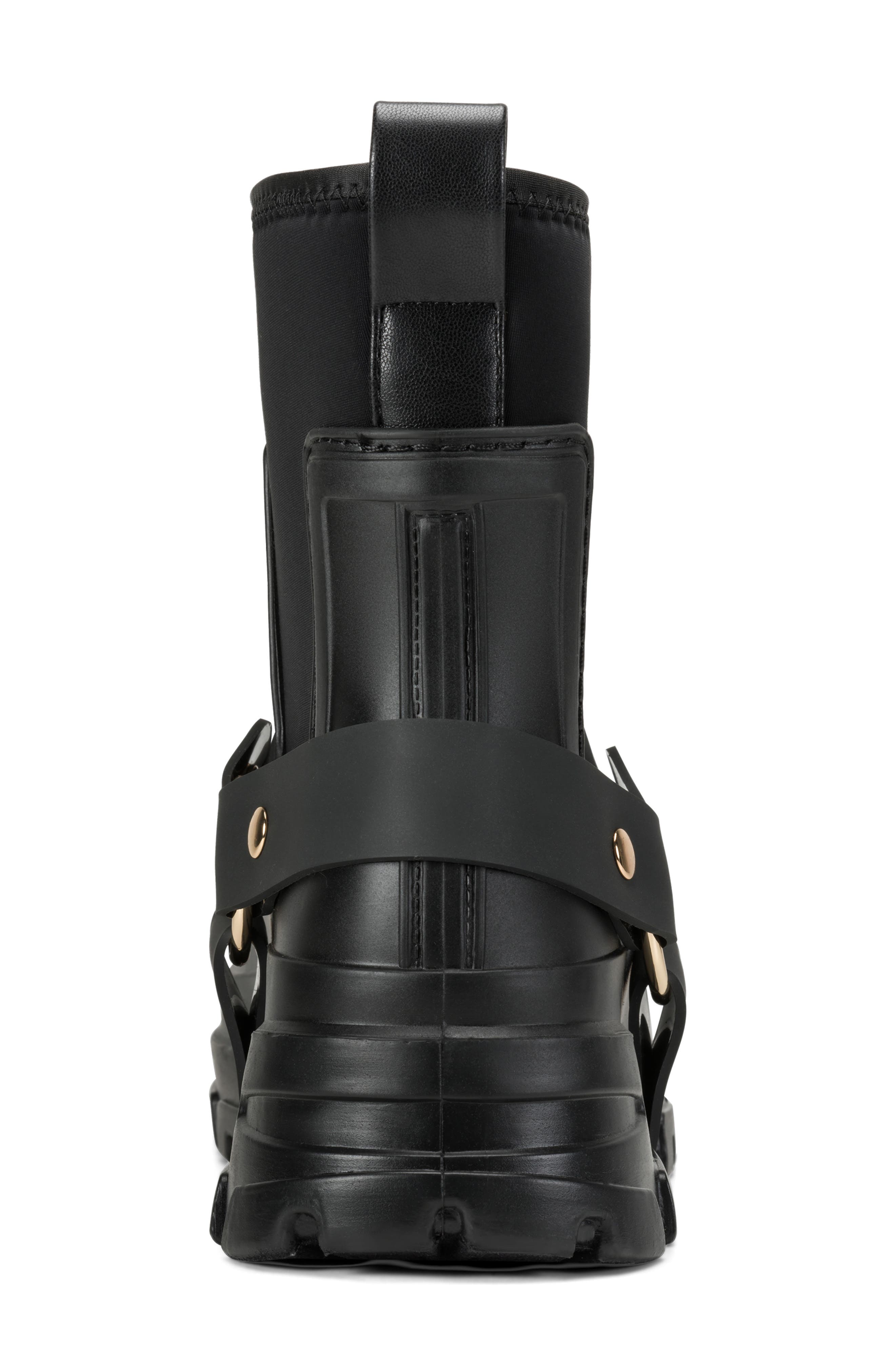 Rivenna Rain Bootie, Alternate, color, BLACK