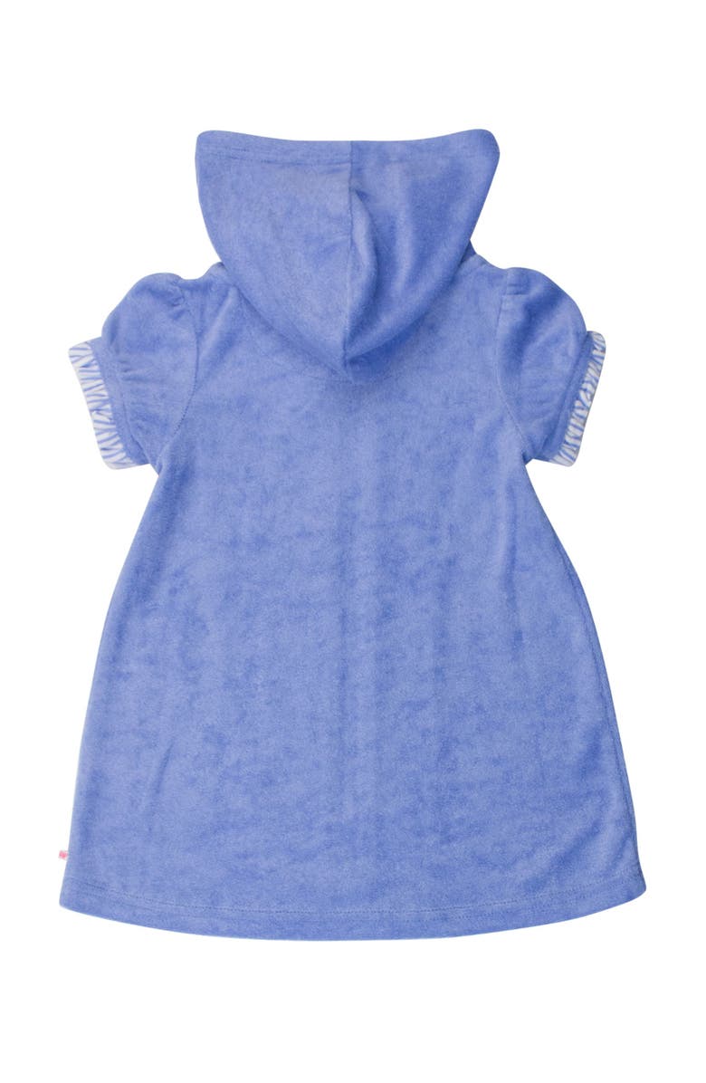 RuffleButts Baby/Toddler Girls Terry Full-Zip Cover-Up, Alternate, color, Periwinkle Blue