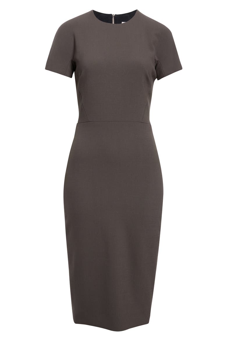 Claude Midi Dress, Alternate, color, KHAKI