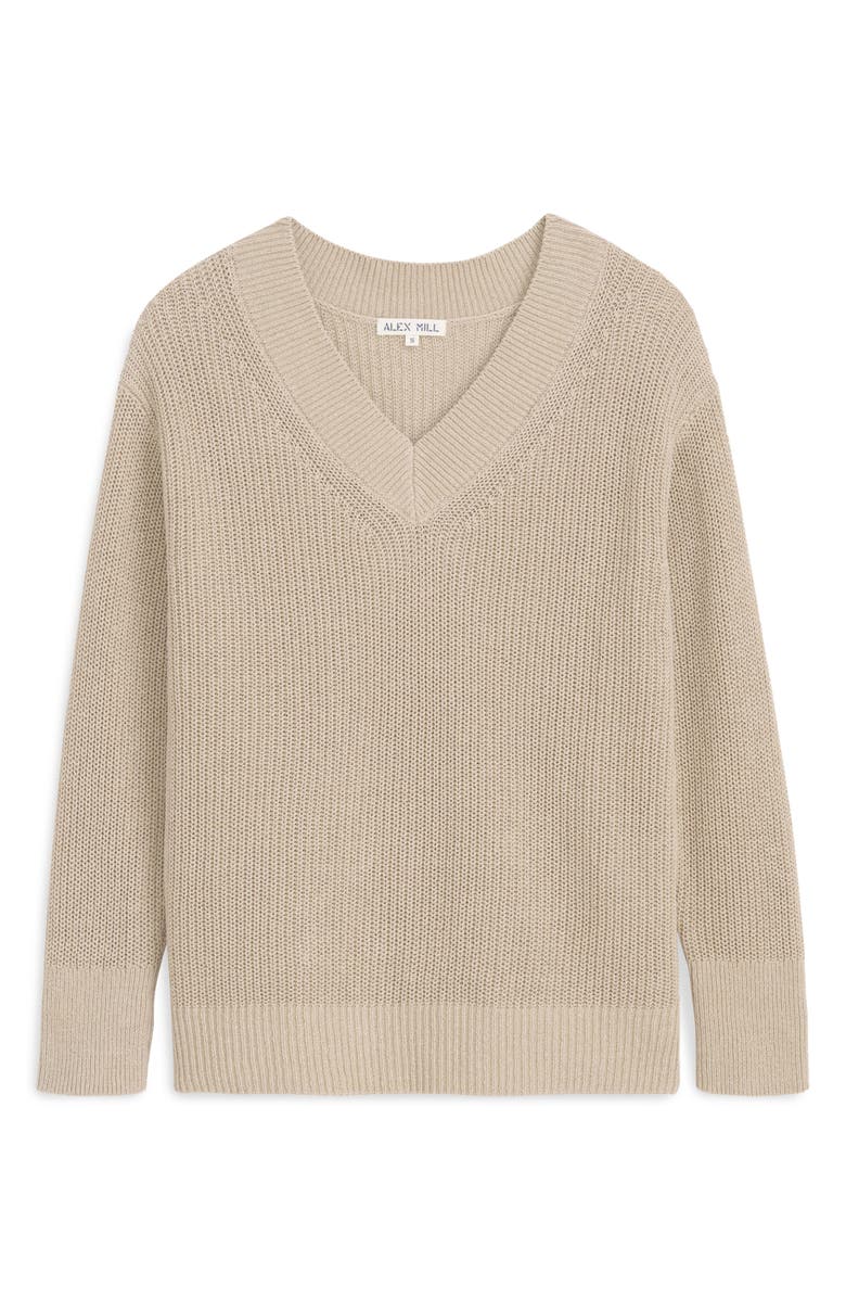 Alex Mill Arielle Linen & Cotton Sweater, Alternate, color, Flax