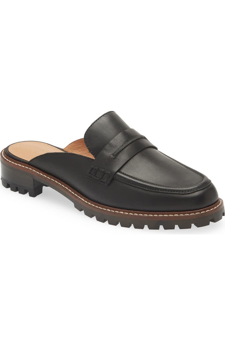 Madewell Lug Sole Loafer Mule, Main, color,