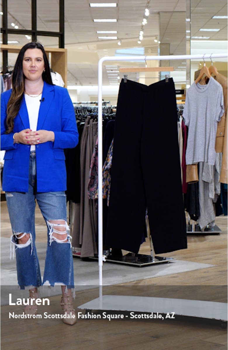 High Waist Straight Leg Pants, sales video thumbnail