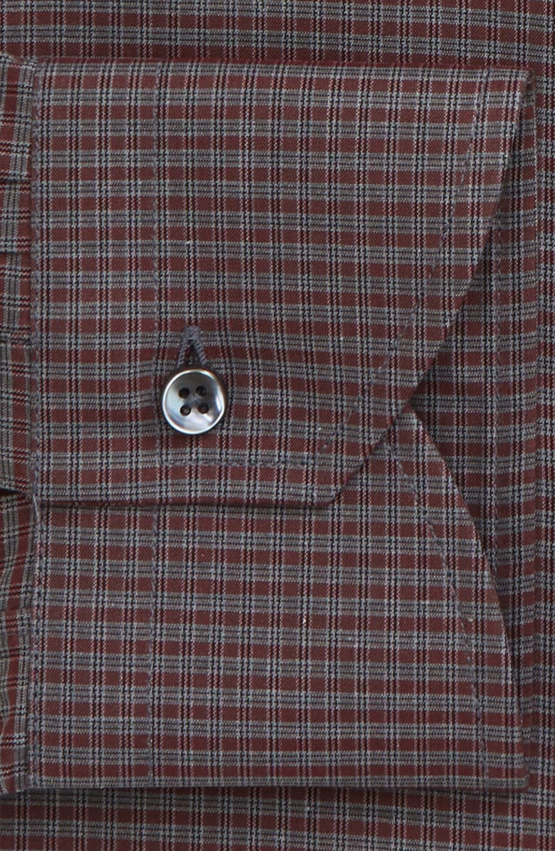 Canali Regular Fit Plaid Dress Shirt, Alternate, color,