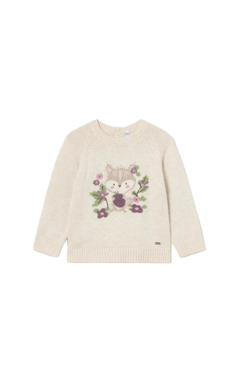 Mayoral Night Sweater, Main, color, Cream