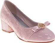 Badgley Mischka Collection Kids' Cap Toe Pump