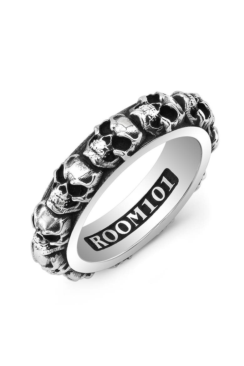 Multi Skull Band, Main, color, silver