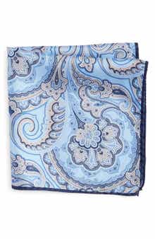 Nordstrom Paisley Silk Pocket Square