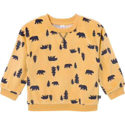 Modern Moments™ By Gerber Fleece Pajama Top & Pant Set In Yellow Forest