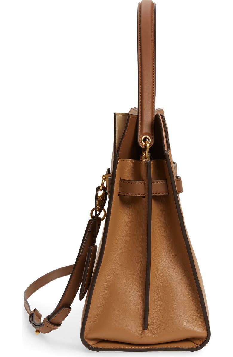 Tory Burch Lee Radziwill Leather Double Bag, Alternate, color,