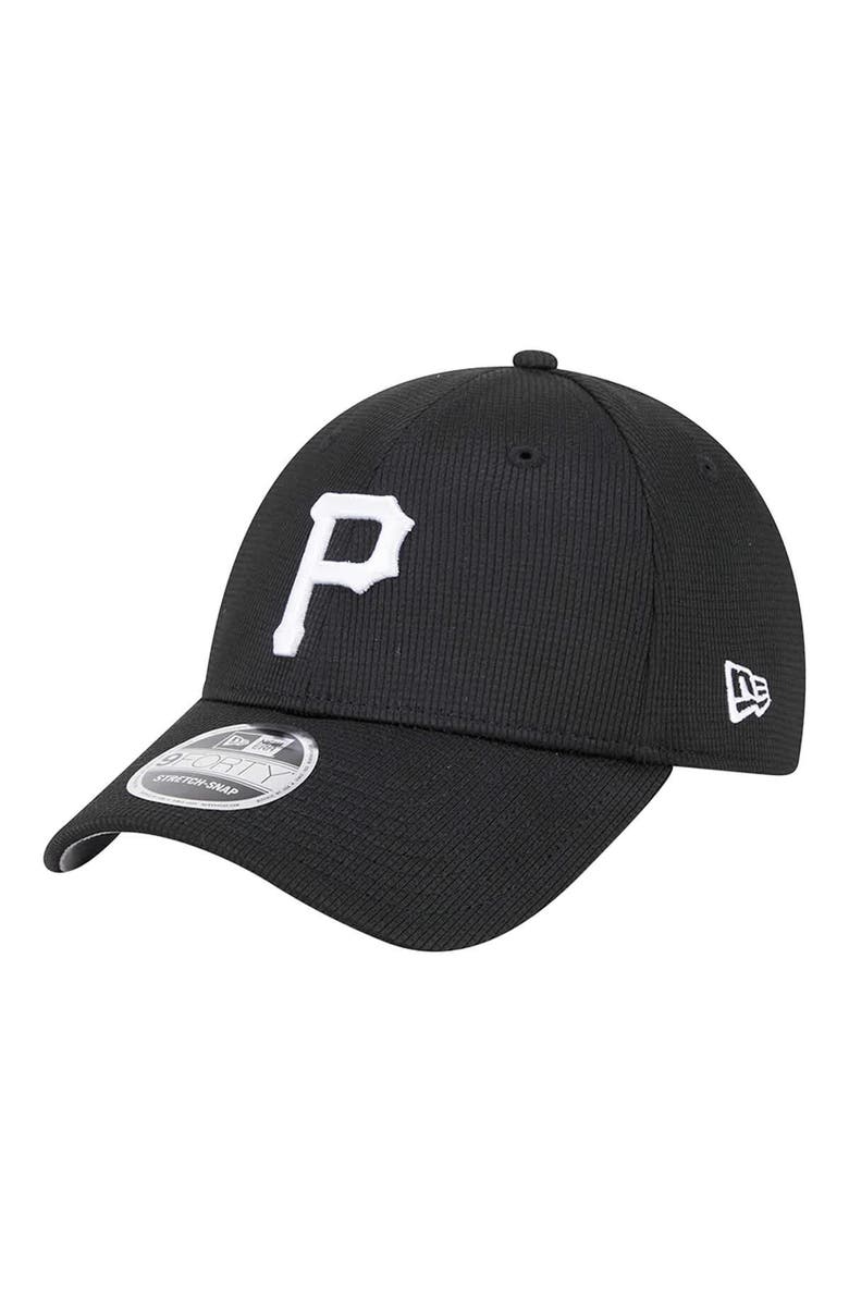 New Era Men's New Era Black Pittsburgh Pirates Pivot 9FORTY Adjustable Hat, Main, color, Black