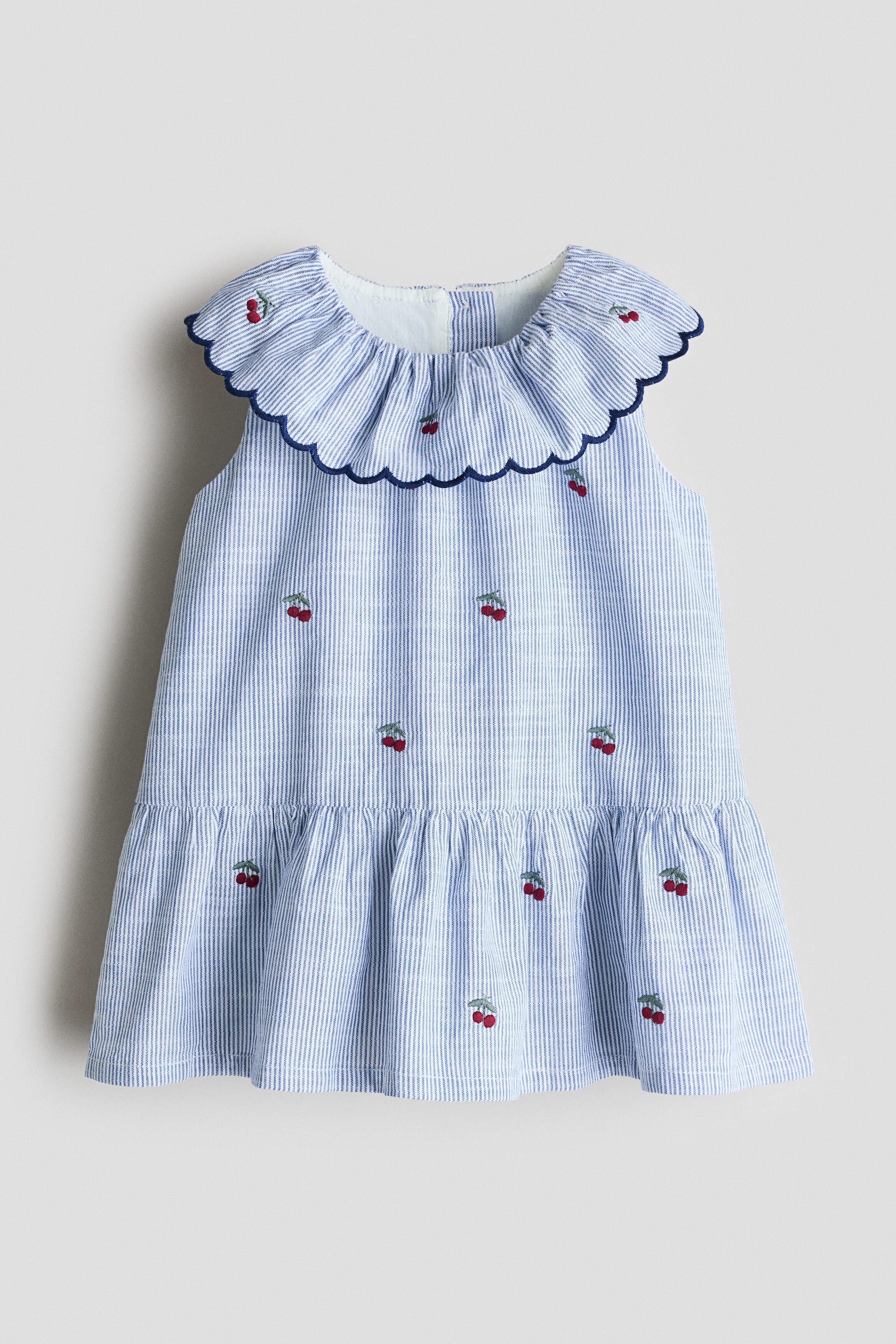 selected Blue striped/cherries
