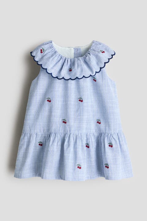 Embroidery-detail Dress