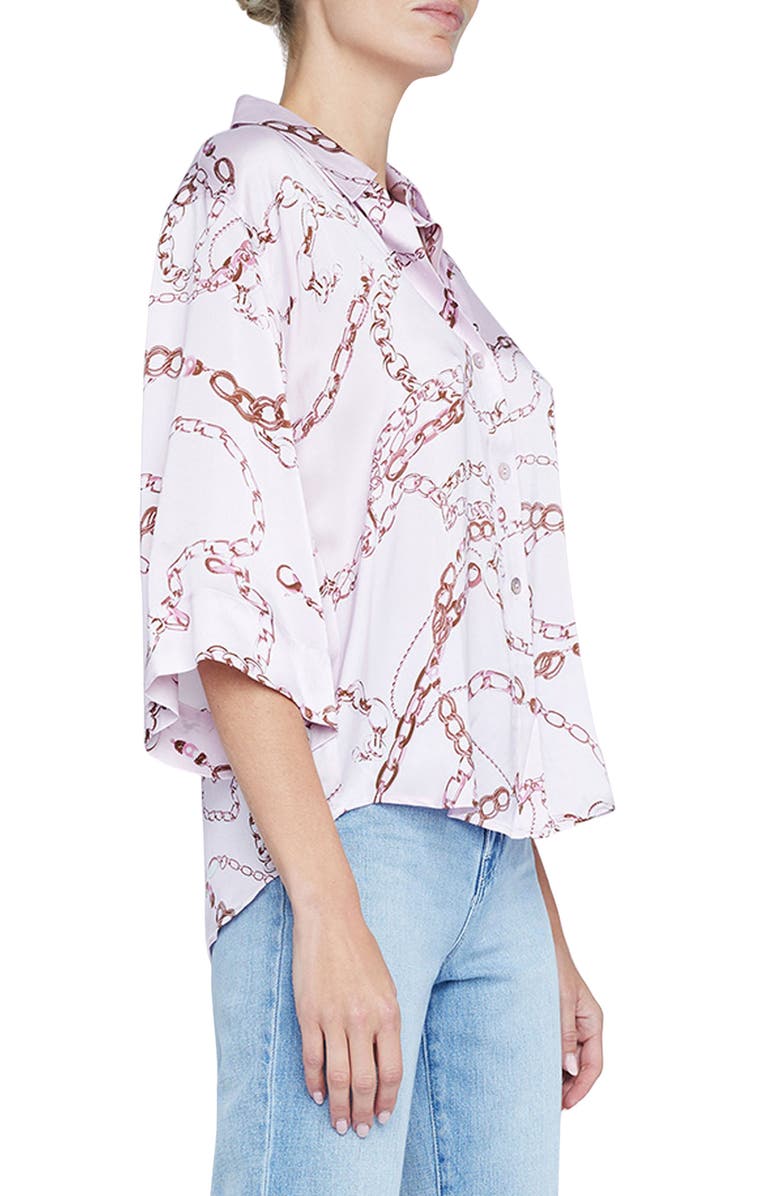 L'AGENCE Patrice Silk Top, Alternate, color, 