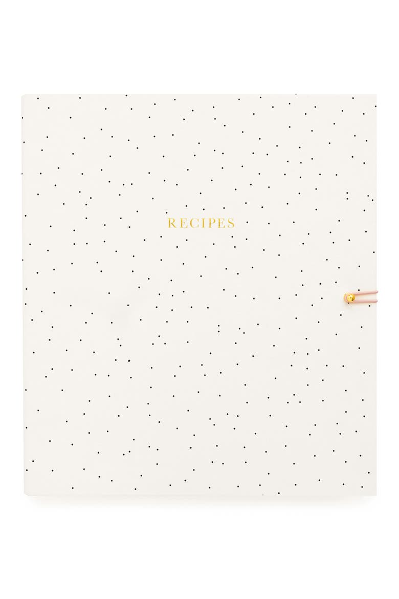 Recipe Binder, Main, color, WHITE