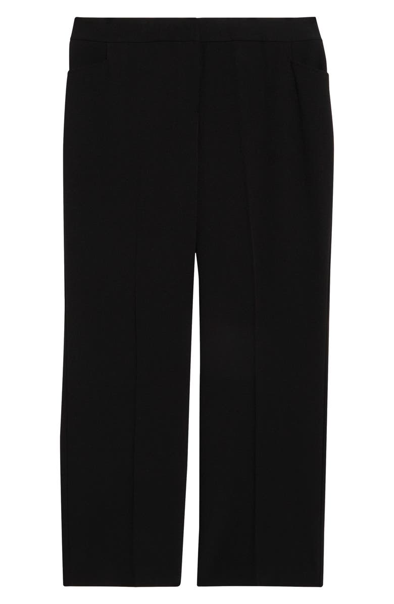 KASPER Stretch Crepe Pants, Alternate, color, Black